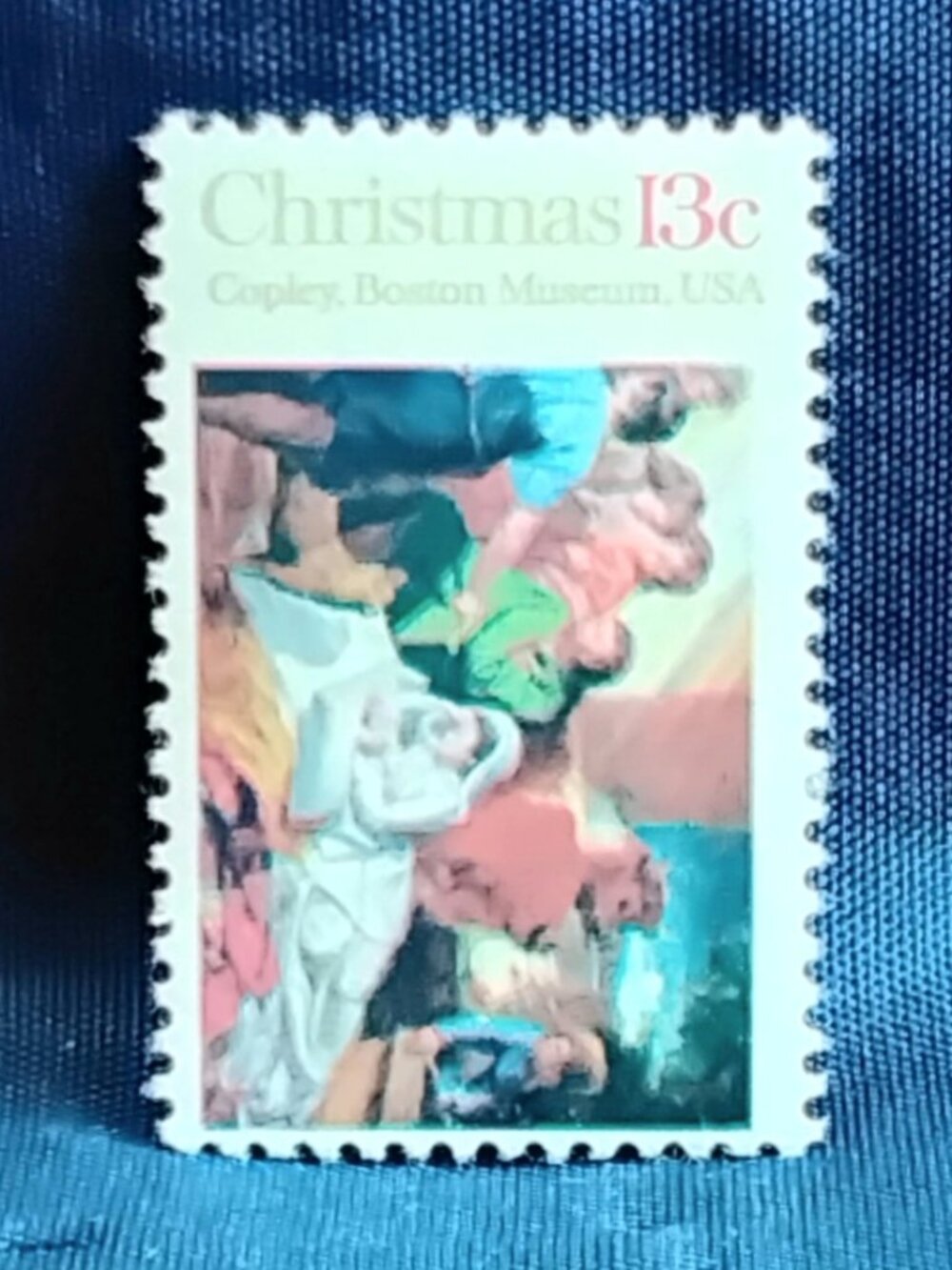 Uncirculated USA 1976 Christmas Copley, Boston Museum 13 Cent Stamp!!